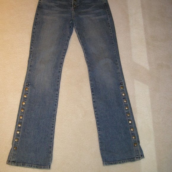 AB 2501 Arden B (Size 6 Long) Distress Spandex   Denim (Boot Leg) - Picture 4 of 12
